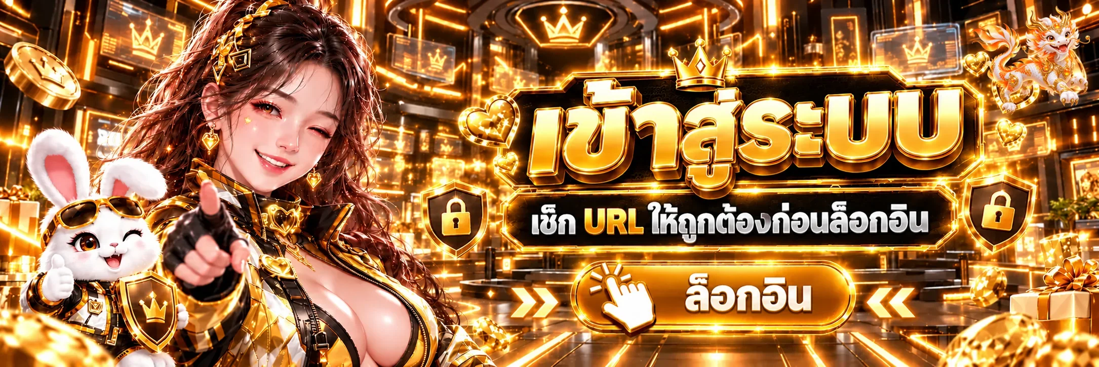 แบนเนอร์ตรวจ URL ก่อนล็อกอิน fun88world